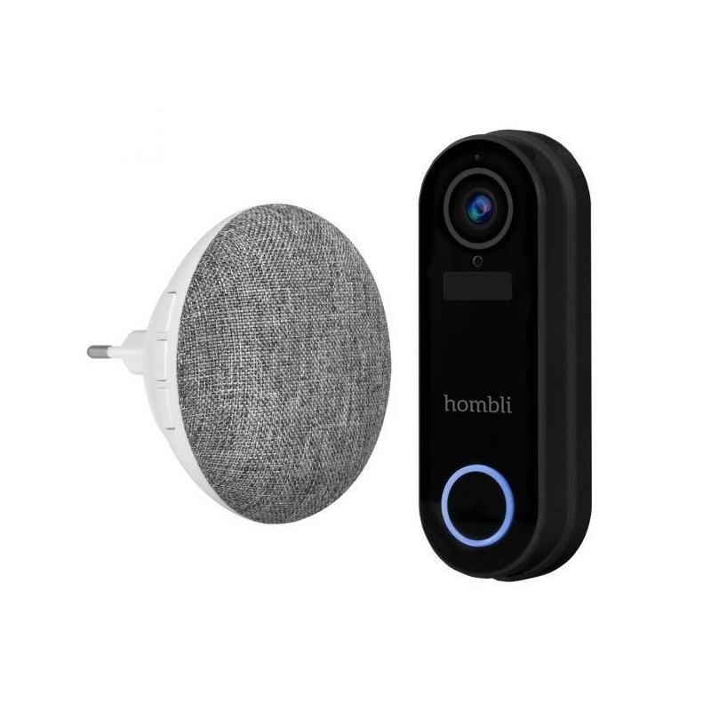 Hombli Smart Doorbell Pack Black Hombli Smart Doorbell Pack Black